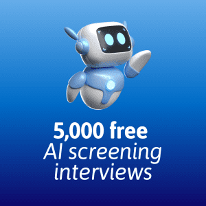 5,000 free AI screening interviews